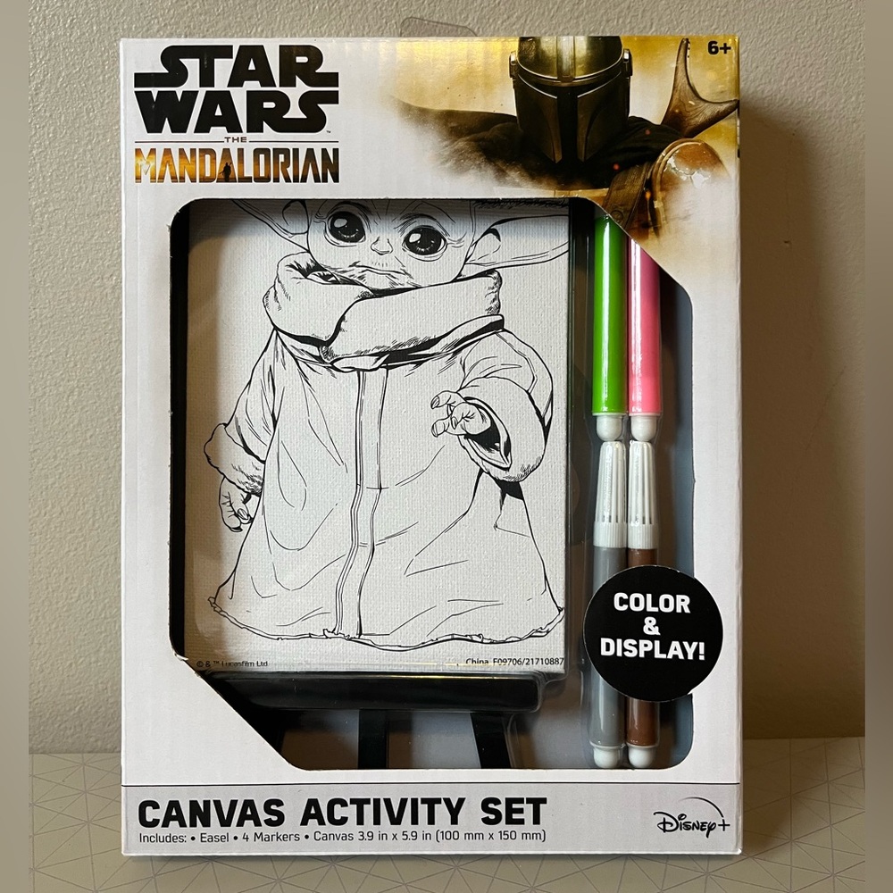 Star Wars The Mandalorian Canvas Activity Set